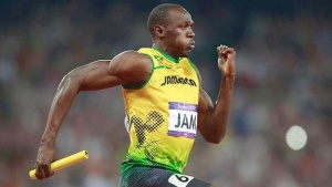 Вече стана ясно че ямайският спринтьор Юсейн Болт е отпразнувал