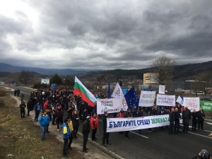 Банско отново ще излезе на протест на главен път Е-79.