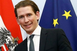 Федералният канцлер на Австрия Себастиан Курц пристига на посещение у