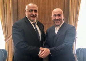 Министър председателят Бойко Борисов проведе среща с премиера на Косово Рамуш Харадинай в Тирана Двамата правителствени