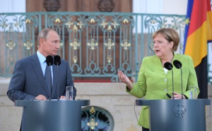 Преговорите между руския президент Владимир Путин и германския канцлер Ангела