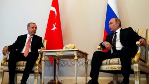 Владимир Путин и Реджеп Ердоган се срещат в руския курорт