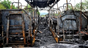 Два автобуса са изгорели в ж.к. Орландовци“. Това съобщиха от