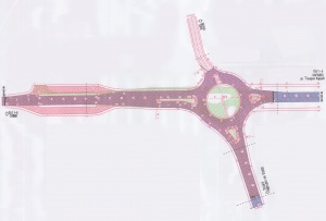 Започва изграждането на кръгово кръстовище на Подбалканския път I 6 при