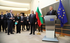 Министър-председателят Бойко Борисов и председателят на Европейския парламент Антонио Таяни