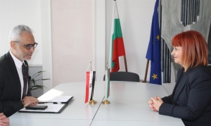 Областният управител Гергана Микова се срещна днес с посланика на