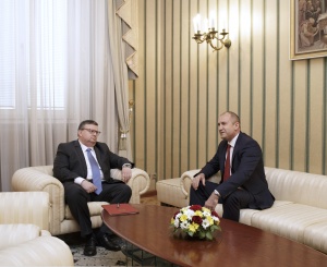 Президентът Румен Радев разговаря днес на Дондуков“ 2 с главния