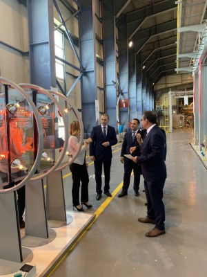 Министърът на икономиката Емил Караниколов откри днес в Търговище новопостроената