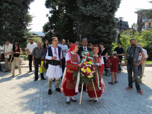 Честваме 116-годишнината от Илинденско-Преображенското въстание. В Благоевград на площад Македония