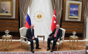 Руският президент Владимир Путин e разговарял с турския си колега