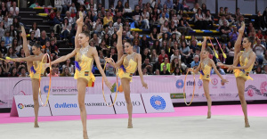 Българският ансамбъл по художествена гимнастика завоюва златен медал във финала