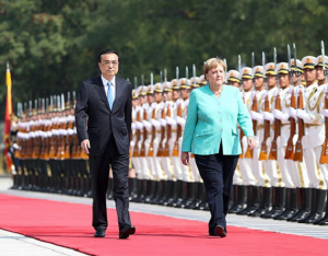 Германският канцлер Ангела Меркел е на двудневно официално посещени в