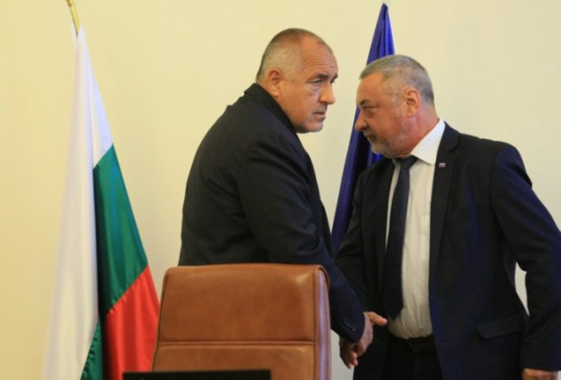 Премиерът Бойко Борисов изненадващо подкрепил НФСБ за проекта, касаещ забрана