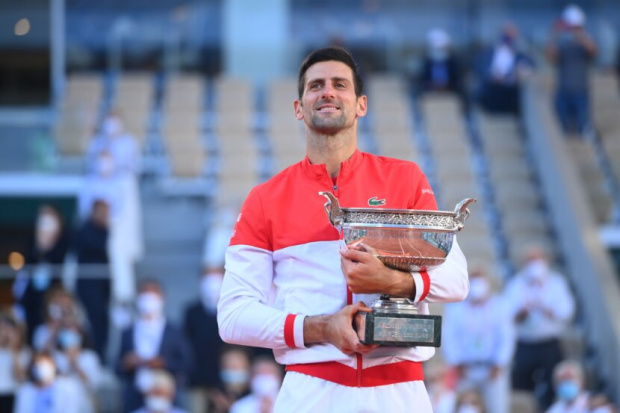 Тазгодишният шампион от Ролан Гарос Новак Джокович стана единственият тенисист с