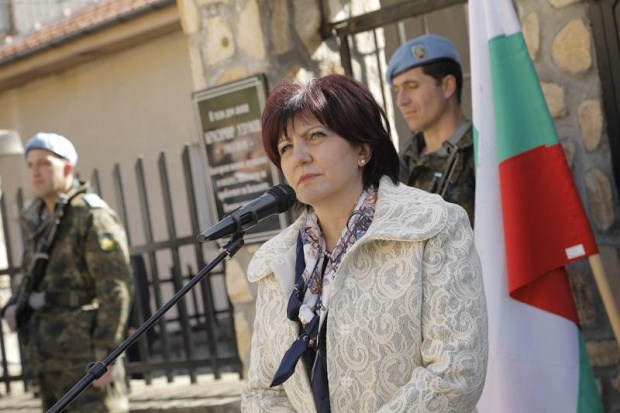 Цвета Караянчева от ГЕРБ която е бивш председател на НС