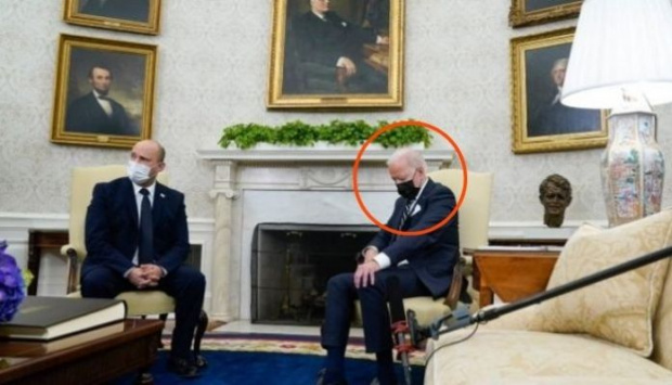 Американският президент Джо Байдън заспа по време на срещата с израелския премиер