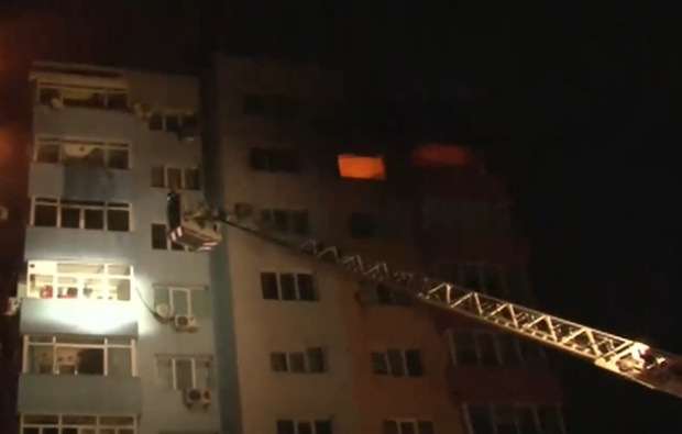 Разследват умишлен палеж на пожара в Благоевград