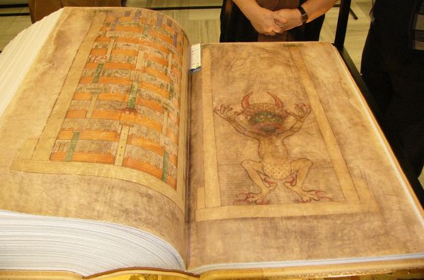 Ръкописът Кодекс Гигас известен като Дяволската библия е най големият средновековен