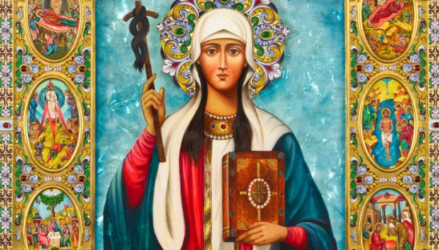 На 14 ти януари православната църква почита Света Равноапостолна Нина Легендата разказва