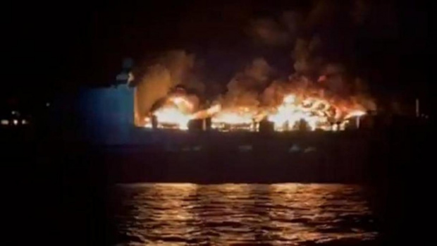 Част от българите оцелели при огнения ад на ферибот край