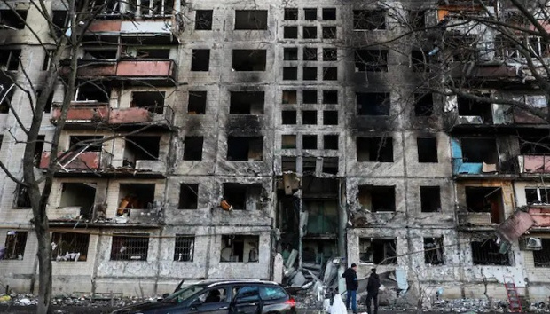 В Киев отново са атакувани многоетажни жилищни сгради Зеленски благодари