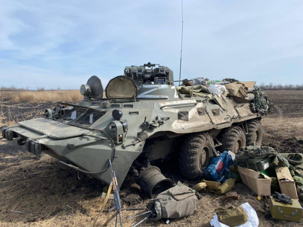 Украинската войска се похвали с поредна унищожена колона от руска