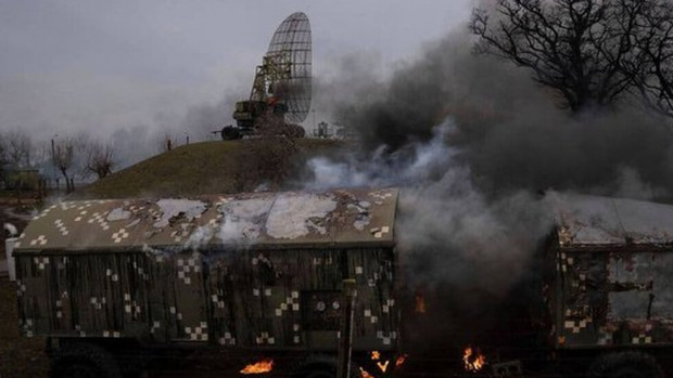 Летището в централния украински град Днипро е напълно разрушено при нов