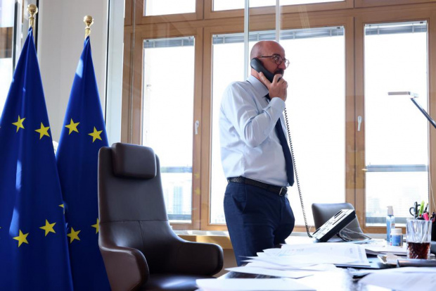 Председателят на Европейския съвет Шарл Мишел проведе телефонен разговор с