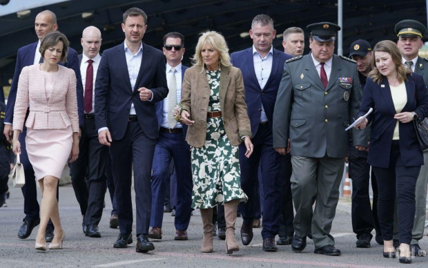 Първата дама на Съединените щати Джил Байдън изненадващо посети Украйна