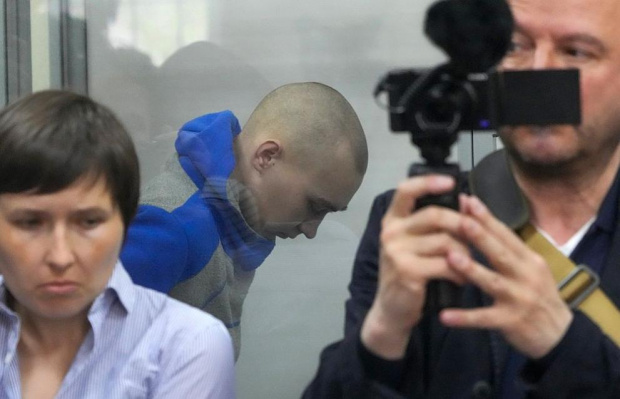 В съд в Киев днес започна съдебното дело срещу руски военнопленник