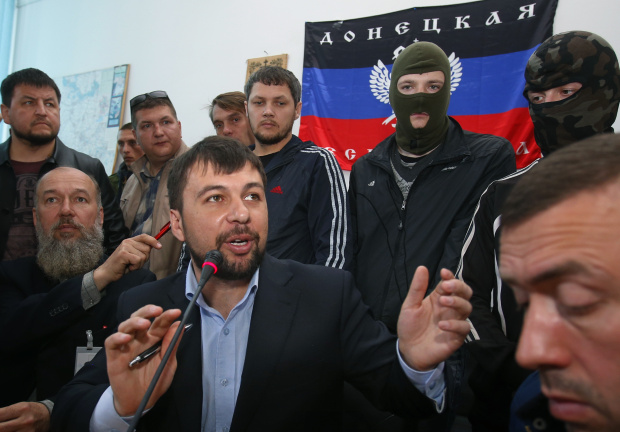Водачът на сепаратистите в Донецк Денис Пушилин обяви че съдбата на