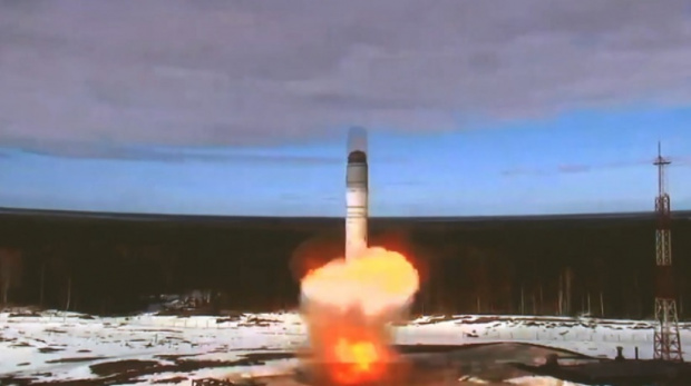 Първата ракетна система Сармат която може да поразява цели за