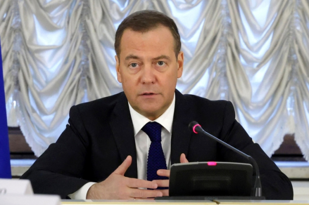 Заместник председателят на Съвета за сигурност на Русия Дмитрий Медведев изрази