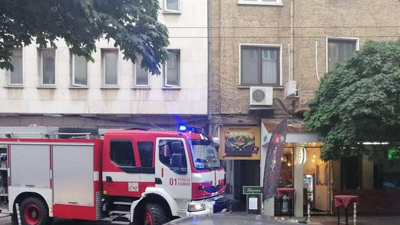 Пожар в ресторант в центъра на улицата Инцидентът стана на