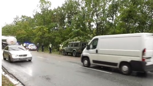 Камион на НАТО катастрофира край Монтана  Двама души са пострадали  водачът