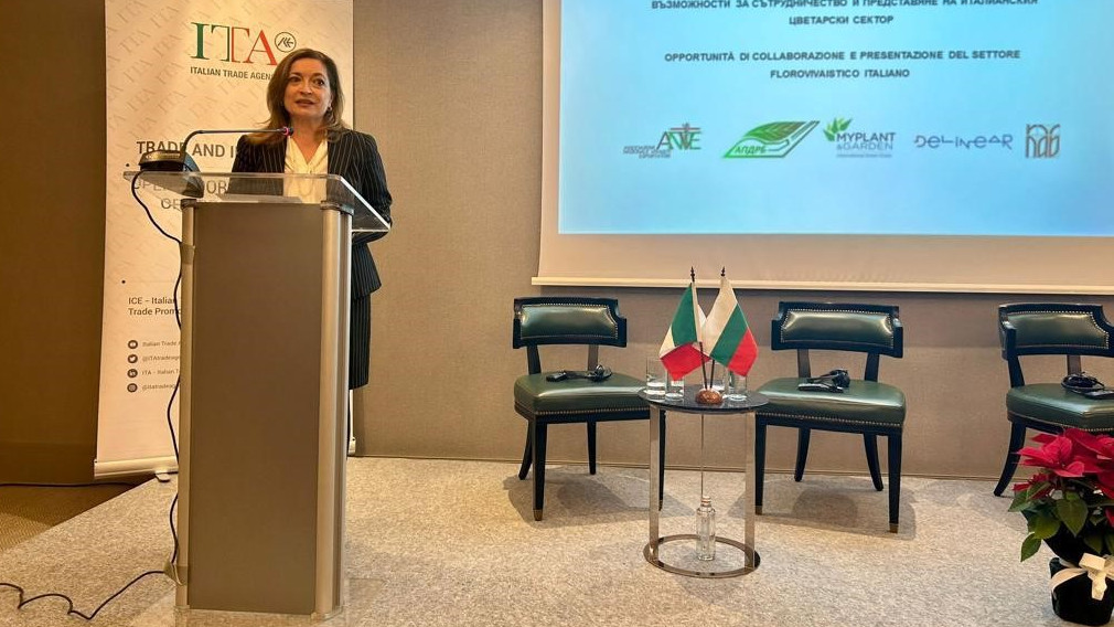 Посолство на Италия: Представяне на италианския цветарски сектор
