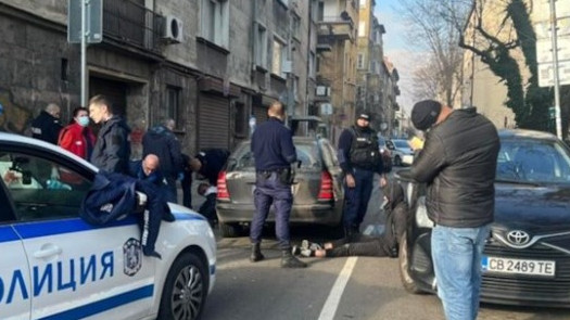 Показни арести в центъра на София