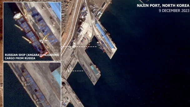 Сателитни снимки доказват военни доставки от Северна Корея за Русия