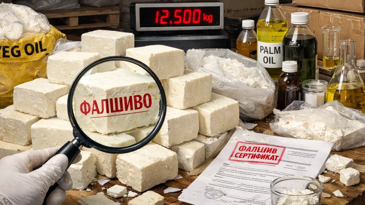 Над 12 500 тона фалшиво сирене са ни продали през миналата година