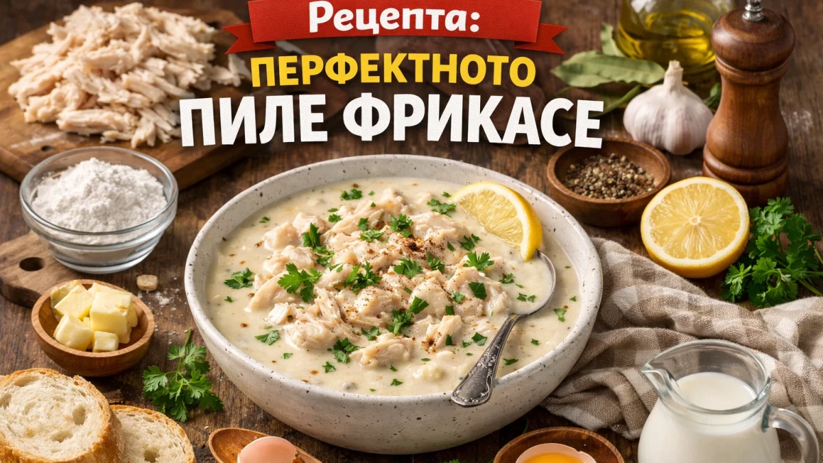 Перфектното пиле фрикасе – класика с финес