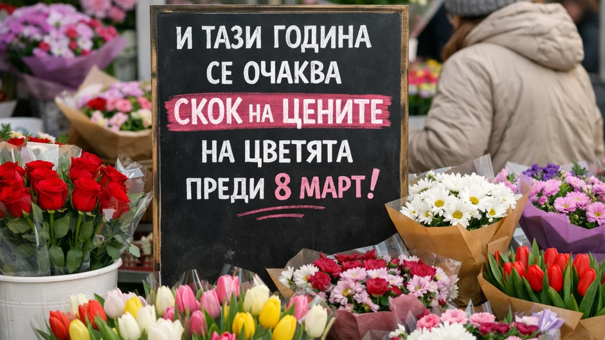 И тази година се очаква скок на цените на цветята преди 8 март