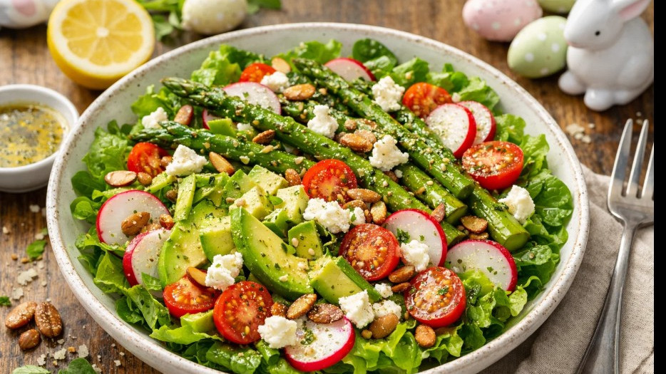 Как да направя зелената салата по-вкусна, различна и питателна на този Великден