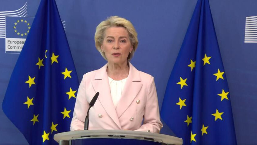 Фон дер Лайен: ЕС дава на Украйна 1,4 млрд. евро лихви от замразени руски активи