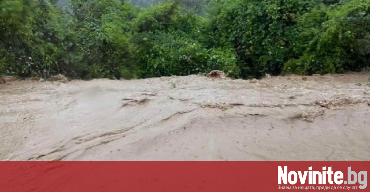 Проливните дъждове които се изляха в много части на страната