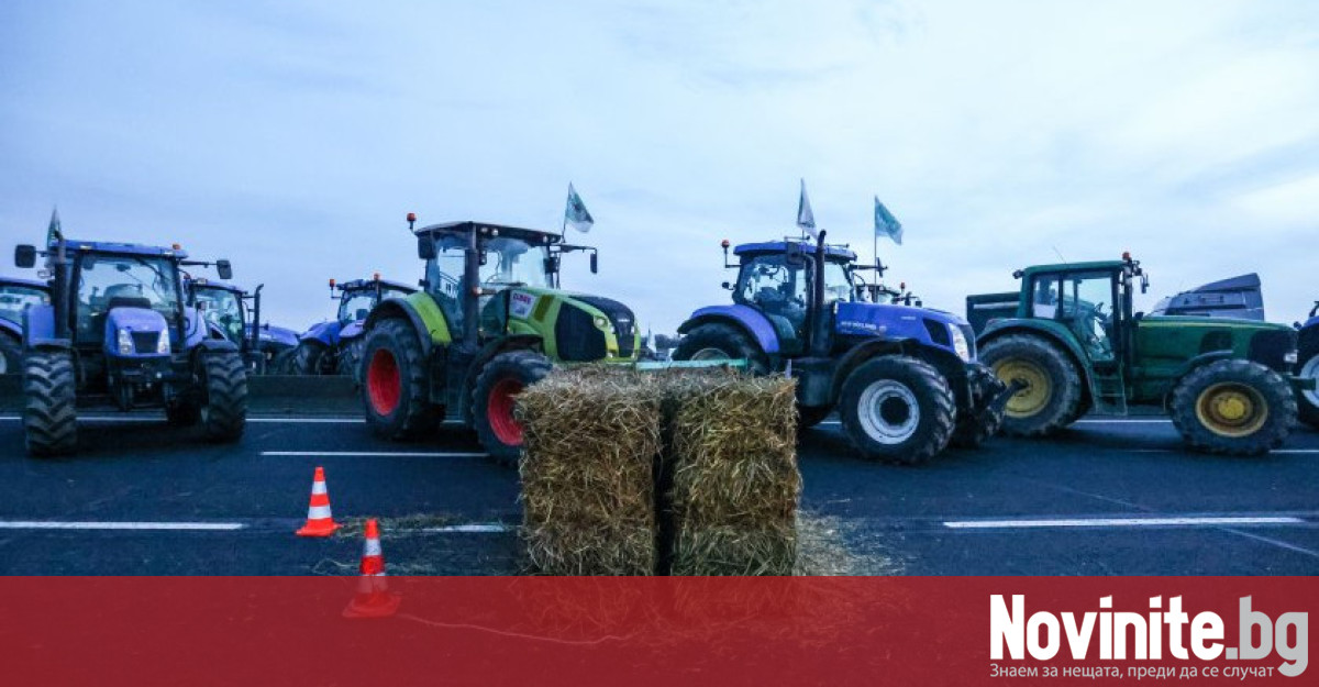 Продължават фермерските протести в Европа Трактори и земеделска техника блокираха