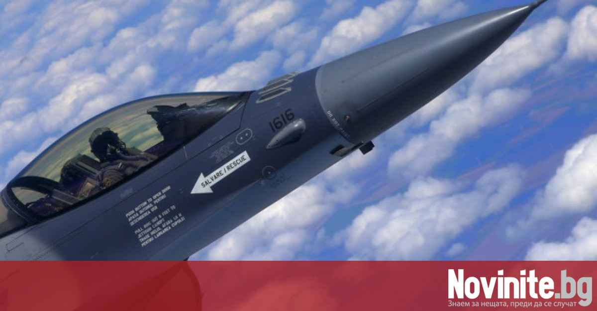 Изтребител F 16 се е разбил във водите край западния бряг