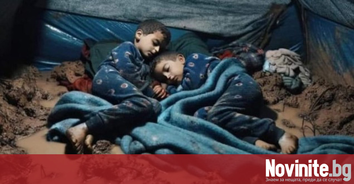 Снимки на страдащи деца в ивицата Газа в социалните