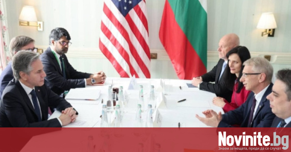 Снимка: Антъни Блинкън: България е изключителен партньор за САЩ и за Европа