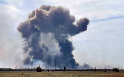 Нови експлозии в Крим, този път в склад за боеприпаси