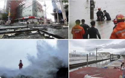 Мощен тайфун връхлетя Южна Корея